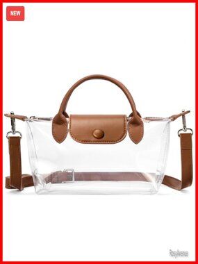 Clear Stadium Approved Crossbody Purse Handbag for Concerts Sports Events